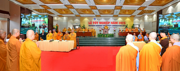 HỌC VIỆN PHẬT GIÁO VIỆT NAM TẠI TPHCM TỔ CHỨC LỄ TỐT NGHIỆP NĂM 2025 CHO 612 SINH VIÊN.